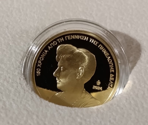 200 Euro Gold Griechenland 2024 - 150 Years from the Birth of Penelope Delta