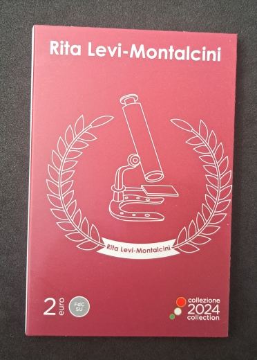 2 Euro Italien Coincard 2024 - Medizin-Nobelpreisträgerin Rita Levi-Montalcini