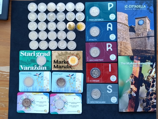 9a-43 x 2 Euro Gedenkmünzen Komplett Set - Jahrgang 2024