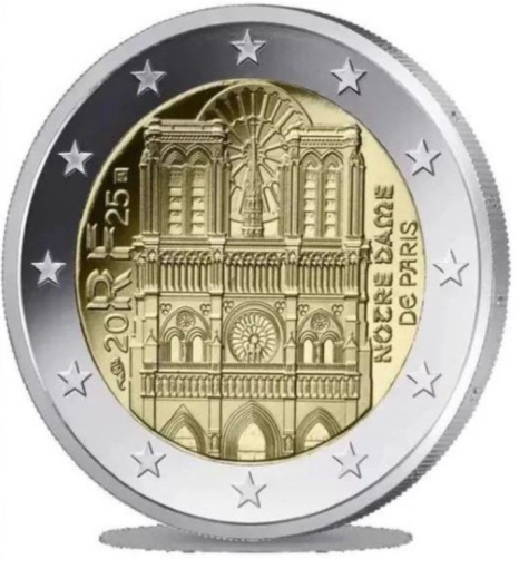 2 Euro Lose Münze Frankreich 2025 ( Notredame ) - STGL