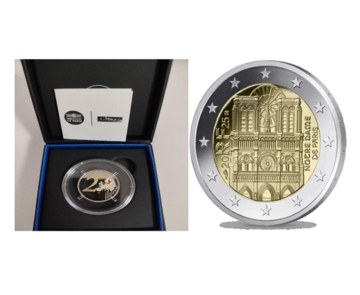 2 Euro Proof Frankreich 2025 ( Notredame )