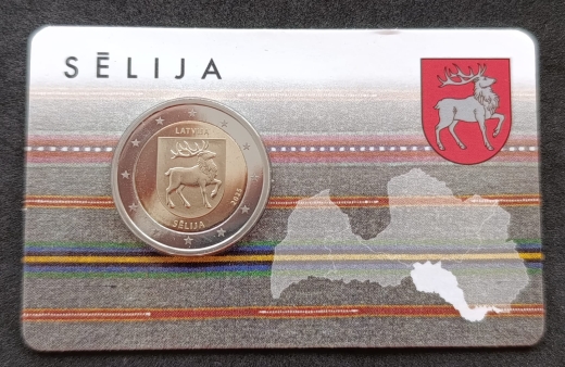 2 Euro Coincard Lettland 2025 - Sēlija