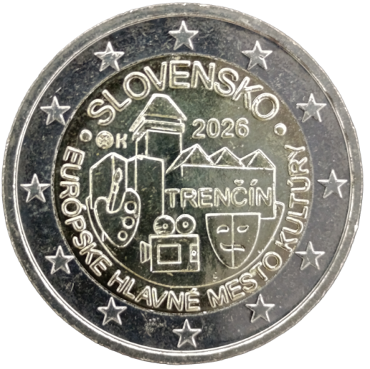 2 Euro Slowakei 2026 - Trenčín