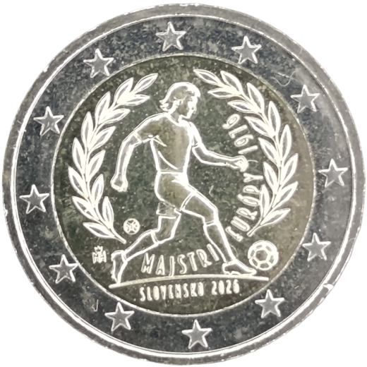2 Euro Slowakei 2026 - 50. Jahrestag des Sieges der Tschechoslowakei 1976