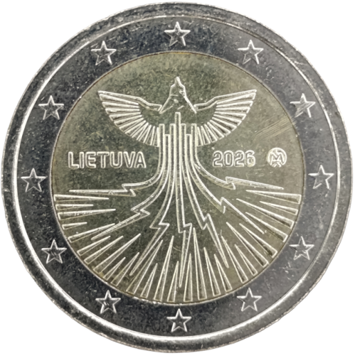 2 Euro Litauen 2026 - Energieunabhängigkeit Litauens