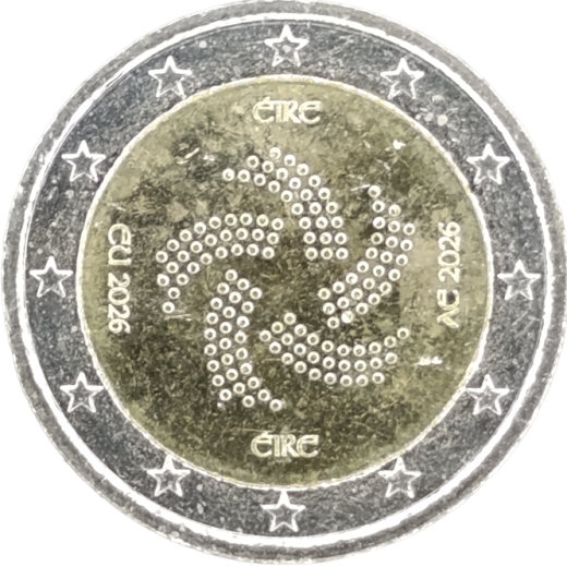 2 Euro Irland 2026 - EU-Ratspräsidentschaft