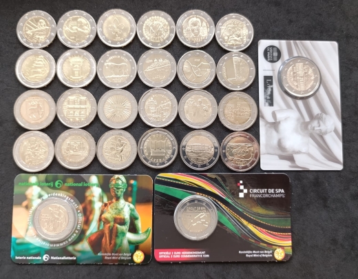 Angebot 02  - Alle 27 x 2 Euro Gedenkmünzen 2025 aus Europa - Siehe Beschreibung