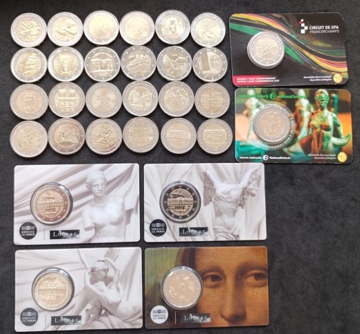 Angebot 03  - Alle 30 x 2 Euro Gedenkmünzen 2025 aus Europa - Siehe Beschreibung