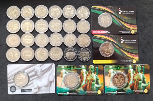 Angebot 04  - Alle 29 x 2 Euro Gedenkmünzen 2025 aus Europa - Siehe Beschreibung