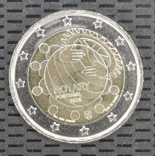 2 Euro Lose Münze Portugal 2026 - Rotary