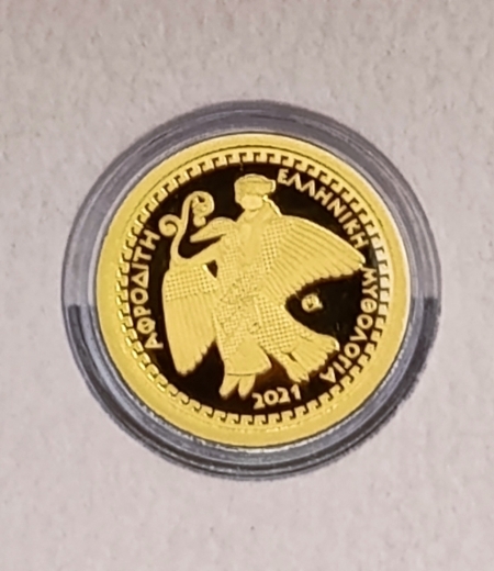 100 Euro Gold Griechenland 2021 - Aphrodite