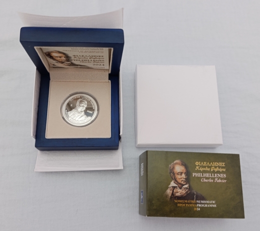 10 Euro Silber Griechenland 2024 - Charles Nicolas Fabvier