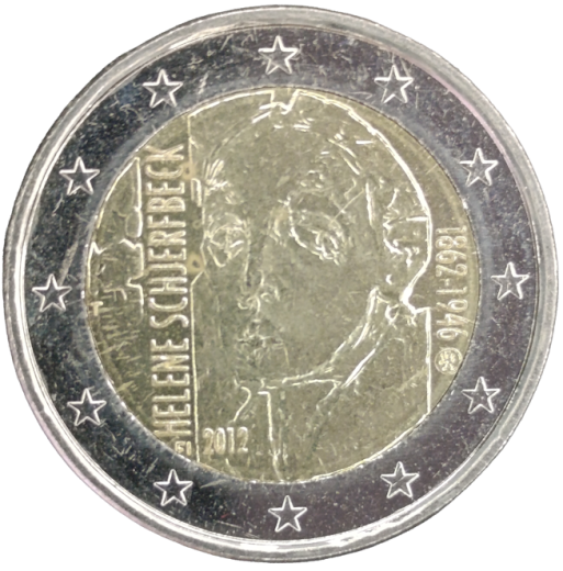 2 Euro Finnland 2012 - 150. Geburtstag der Künstlerin Helene Schjerfbeck