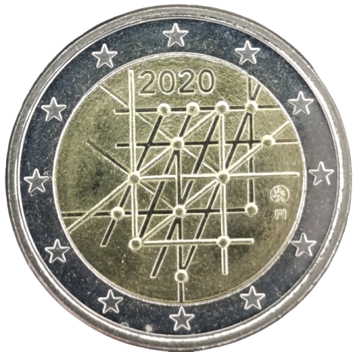 2 Euro Finnland 2020 - 100. Jahrestag der Universität Turku