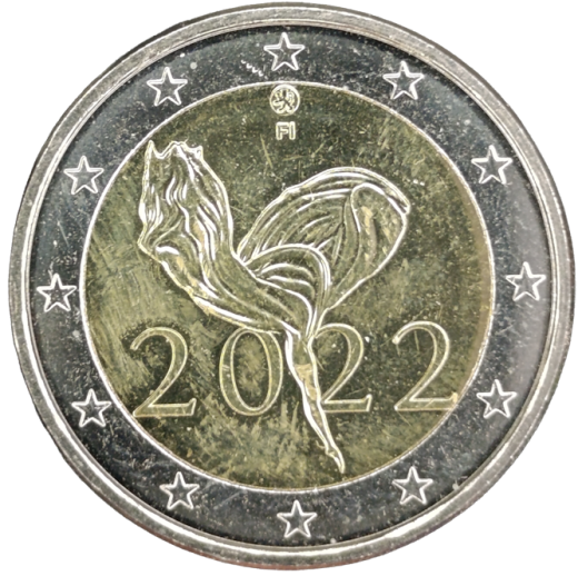 2 Euro Finnland 2022 - 100 Jahre Finnisches Nationalballett