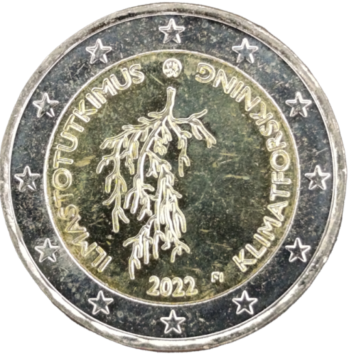 2 Euro Finnland 2022 - Klimaforschung in Finnland