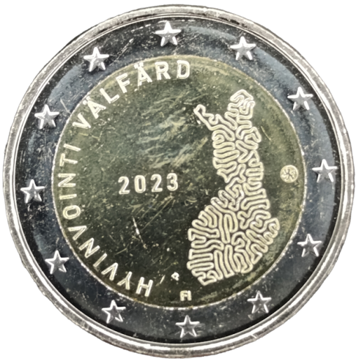 2 Euro Finnland 2023 - Sozial- und Gesundheitsdienste