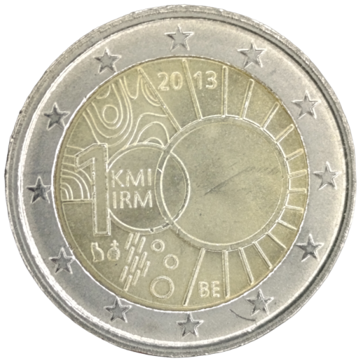 2 Euro Belgien 2013 - 100 Jahre Königliches Meteorologisches Institut