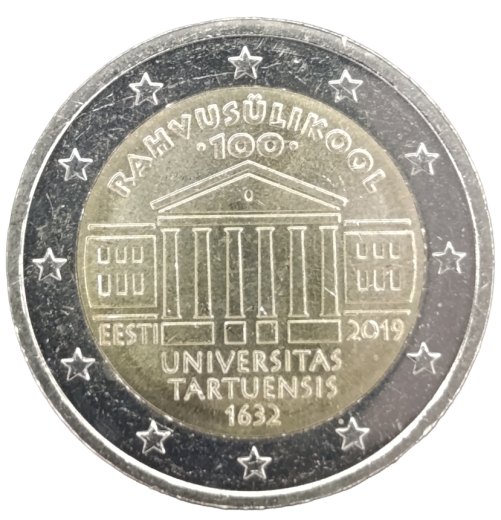 2 Euro Estland 2019 - 100. Jahrestag der Universität Tartu