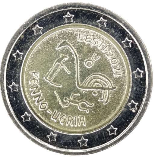 2 Euro Estland 2021 - Finno-ugrische Völker