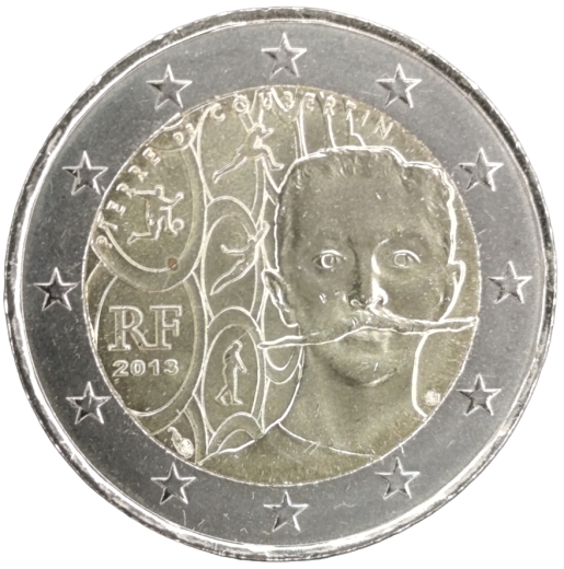 2 Euro Frankreich 2013 - 150. Geburtstag von Pierre de Coubertin
