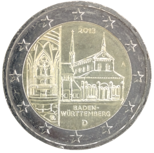 2 Euro Deutschland 2013 - Baden-Württemberg, Kloster Maulbronn