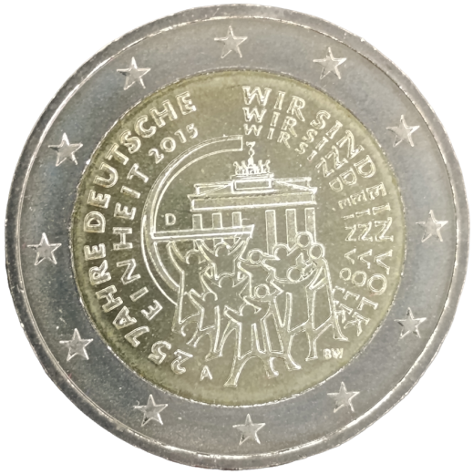 2 Euro Deutschland 2015 - 25 Jahre Deutsche Wiedervereinigung