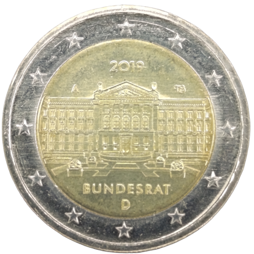 2 Euro Deutschland 2019 - 70. Jahrestag des Bundesrates