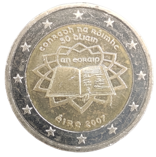 2 Euro Irland 2007 - 50. Jahrestag der Römischen Verträge