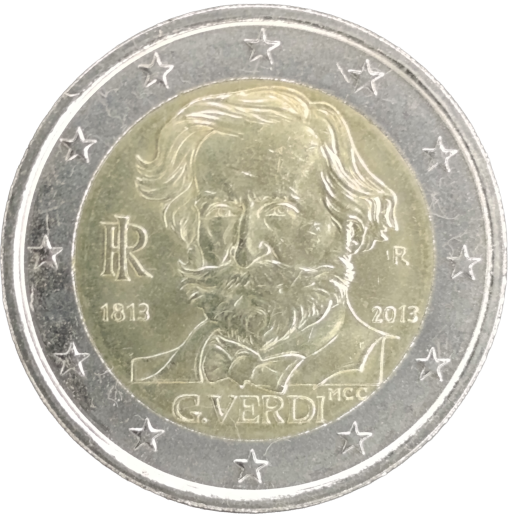 2 Euro Italien 2013 - 200. Geburtstag von Giuseppe Verdi