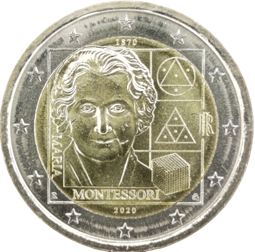 2 Euro Italien 2020 - 150. Geburtstag von Maria Montessori