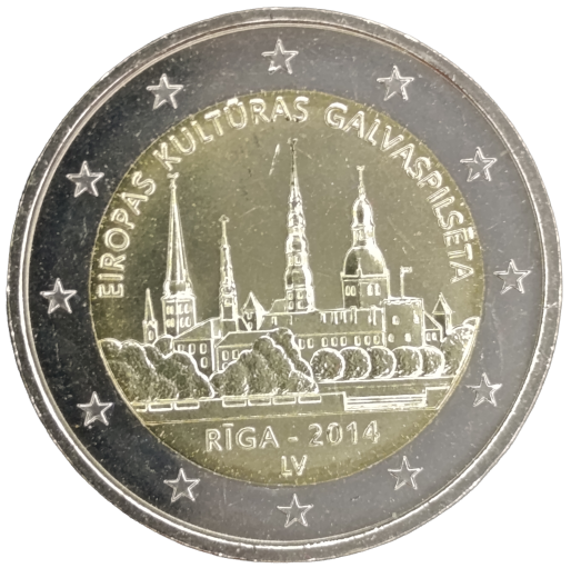 2 Euro Lettland 2014 - Europäische Kulturhauptstadt