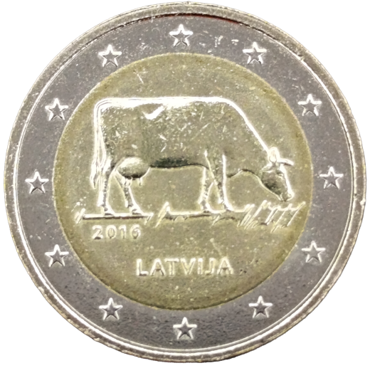 2 Euro Lettland 2016 - Lettische Landwirtschaft