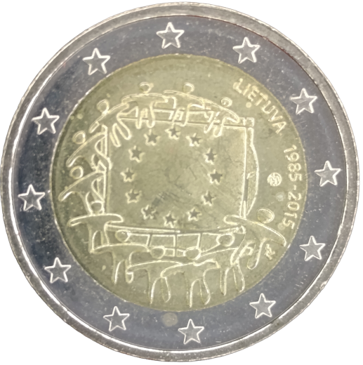 2 Euro Litauen 2015 - 30. Jahrestag der EU-Flagge