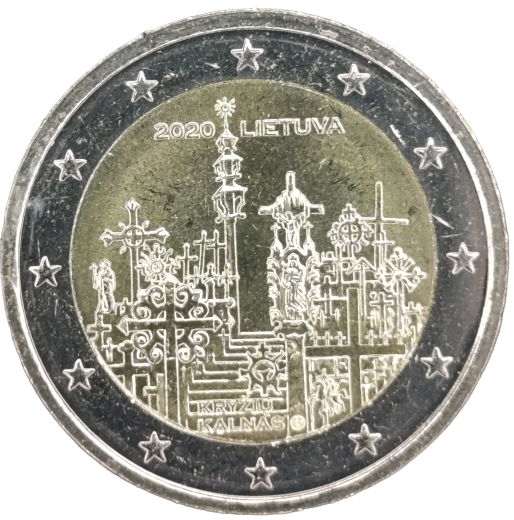 2 Euro Litauen 2020 - Berg der Kreuze