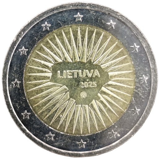 2 Euro Litauen 2025 - Verteidigung des litauischen Staates