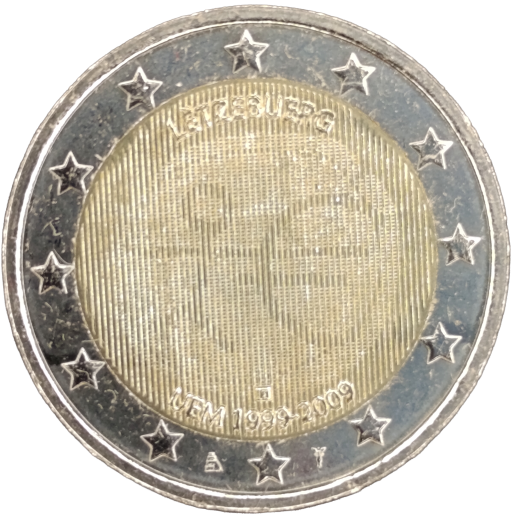 2 Euro Luxemburg 2009 - 10 Jahre Wirtschafts- und Währungsunion, Einführung des Euro