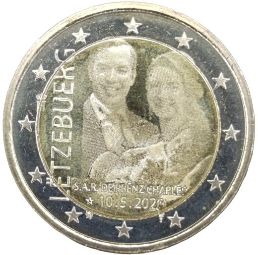 2 Euro Luxemburg 2020 - Geburt von Prinz Charles - Fotoversion