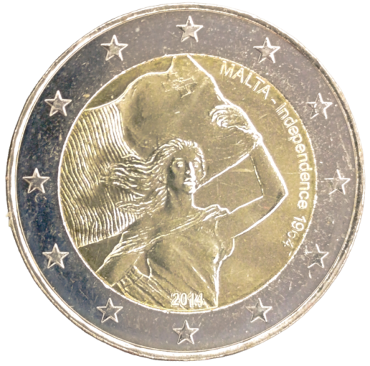 2 Euro Malta 2014 - Unabhängigkeit Maltas 1964