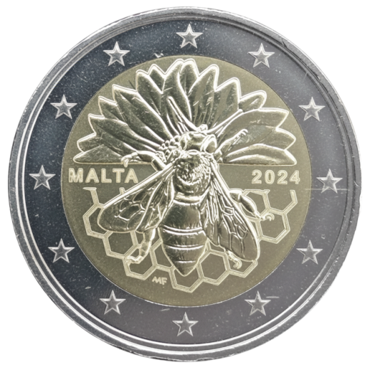 2 Euro Malta 2024 - Honigbiene