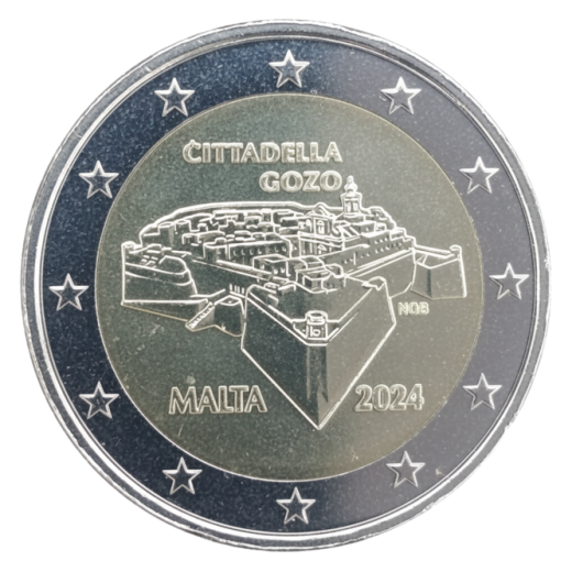 2 Euro Malta 2024 - Maltesische Festungsstädte