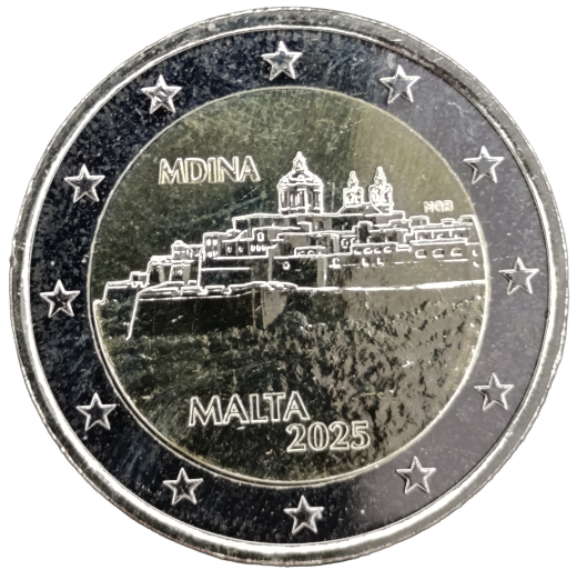 2 Euro Malta 2025 - Mdina