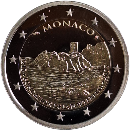 2 Euro Monaco 2015 - 800. Jahrestag des Baus der ersten Felsenburg
