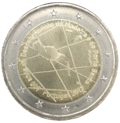 2 Euro Portugal 2019 - 600. Jahrestag der Entdeckung des Madeira-Archipels