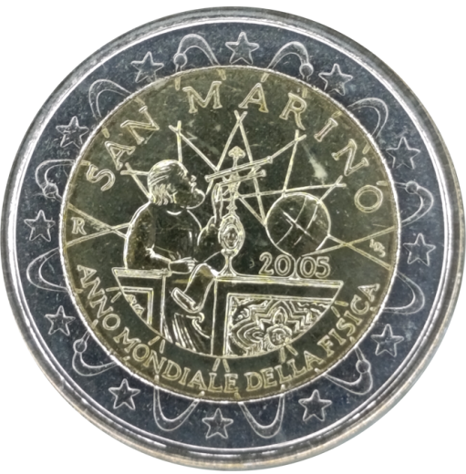 2 Euro San Marino 2005 - Weltjahr der Physik