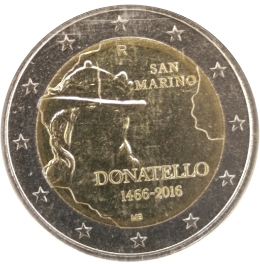 2 Euro San Marino 2016 - 550. Todestag von Donatello