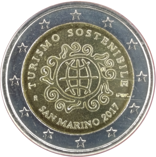 2 Euro San Marino 2017 - Internationales Jahr des nachhaltigen Tourismus für Entwicklung