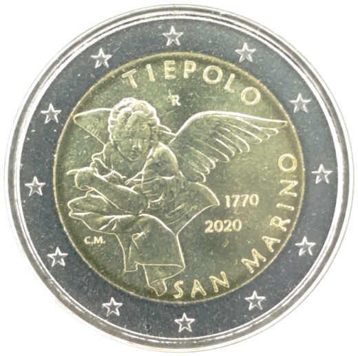 2 Euro San Marino 2020 - 250. Todestag von Giambattista Tiepolo