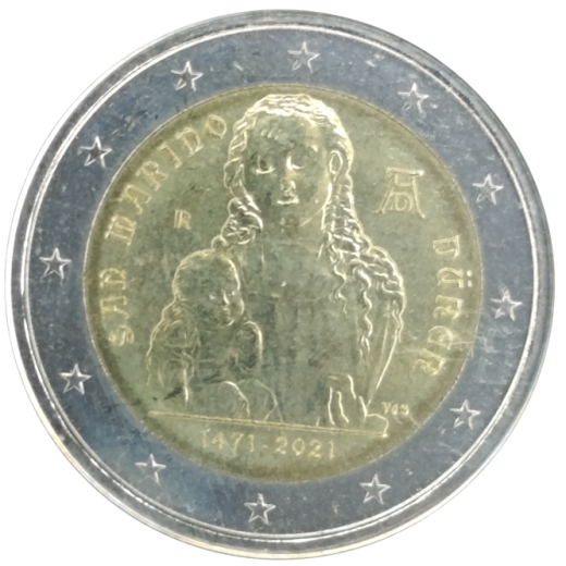 2 Euro San Marino 2021 - 550. Geburtstag von Albrecht Dürer