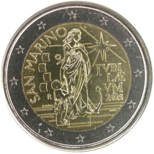 2 Euro San Marino 2025 - Heiliges Jahr 2025 - Pilger der Hoffnung